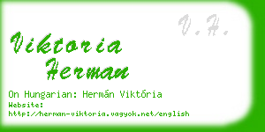 viktoria herman business card